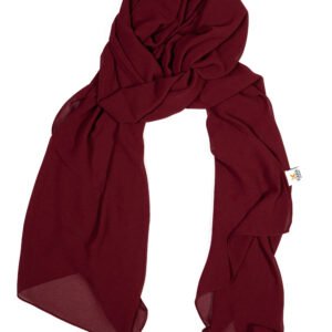 Burgudy georgette chiffon