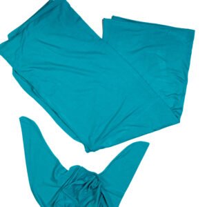 Teal Gel hijab with bandana